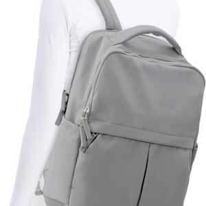 Laptop Backpack for Women  Gym Work Teacher Backpack for Men Lightweight Commuter Backpack with Laptop Compartment Large Travel Backpack Casual Daypack Backpacks Grey