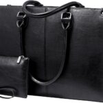 Laptop Bag for Women, 15.6 inch Laptop Tote Bag Vintage Work Bags for Women Computer Bag Office Briefcase Handbag